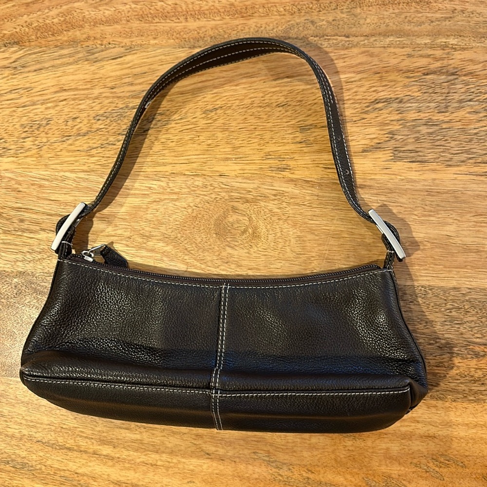 Vintage Super Cute 2000s Fashion ili New York 100% Genuine Leather Purse